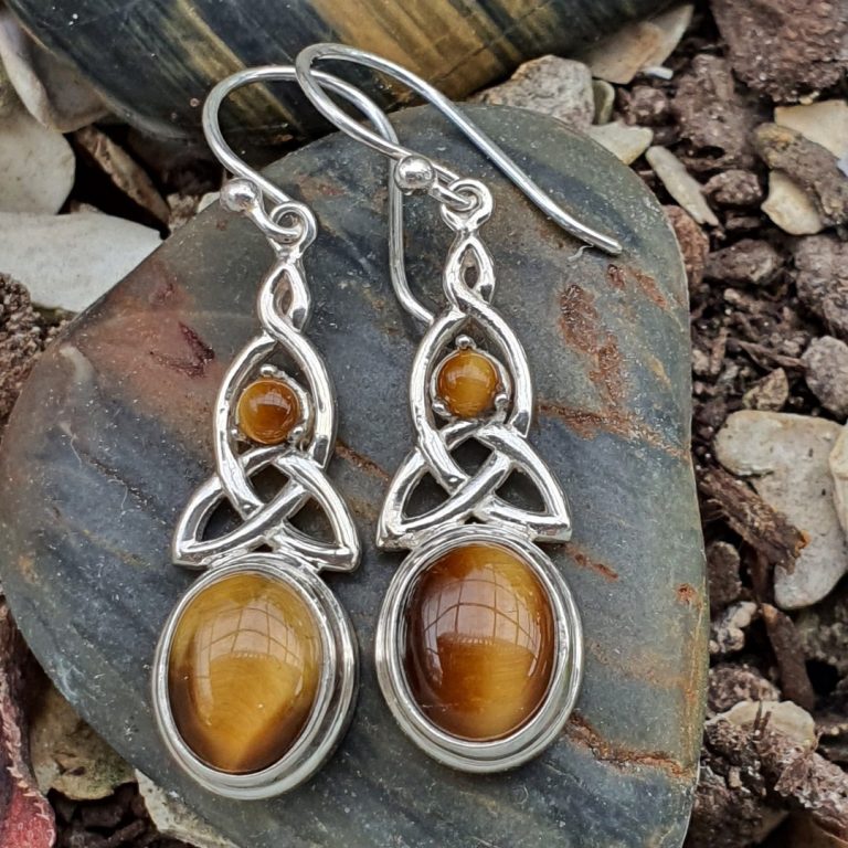 A Symbol of Courage and Determination: Tiger Eye Earrings